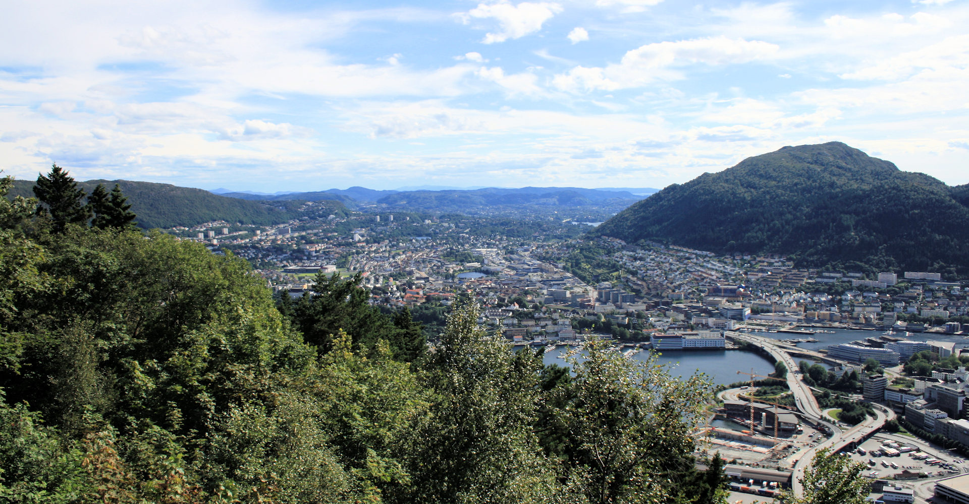 009 Fløien utsiktspunkt-utsikt mot Solheim - Årstad og Paradis - foto Geir Johansen.jpg