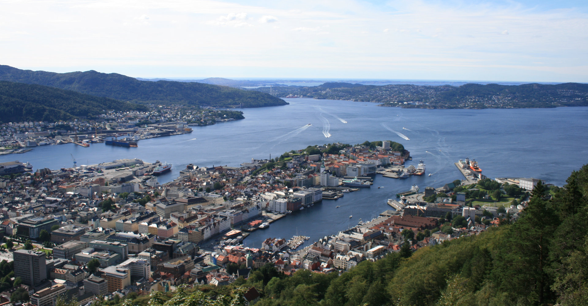 003 Bryggen i Bergen sett fra Fløia - foto Geir Johansen.jpg